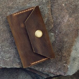 Luxury leather key holder /key organizer - vintage brown