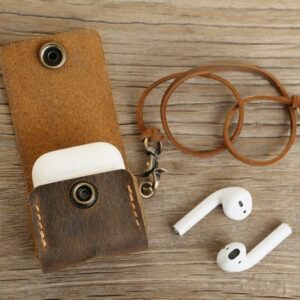 Unisex Leather airpod pro case