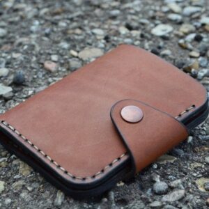 Card Holder - Minimalist Leather Wallet For Men And Women - Brown