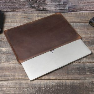 Customize Leather laptop sleeve, Leather laptop protective case