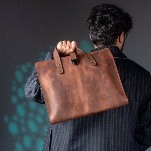 16 inches leather Portfolio /leather laptop sleeve, Laptop case, bag for men