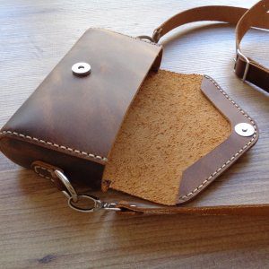 Leather Crossbody bag Woman Bag Minimalist Leather Bag for women