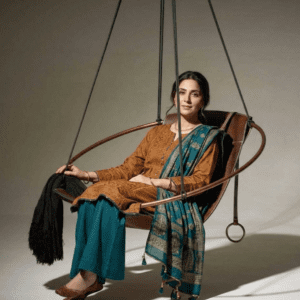 Leather Swing Chair/ Handmade Swing Chair-Black/Brown/Dark Brown