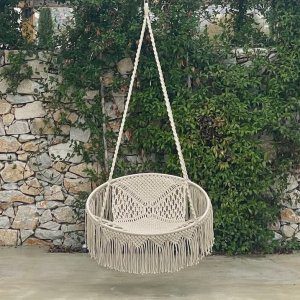 Handmade Swing Chair, Swing Chair,Hand Knitted  Swing Chair,
