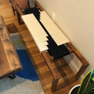 Hand Woven Bench •Stylish Bench Mid Century Woven Bench • Modern Entryway Bench • End Bench • Charpoy Bench, Hand Woven Bench