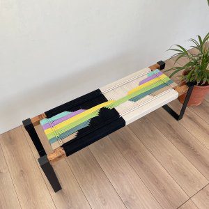 Hand Woven Table •Stylish Woven Bench •Unique Table, Modern Entryway Bench • Console Table • Metal Bench • Charpoy Bench, Hand Woven Bench