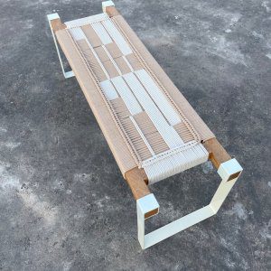 Hand Woven Table •Stylish Woven Bench •Unique Table, Modern Entryway Bench • Console Table • Metal Bench • Charpoy Bench, Hand Woven Bench