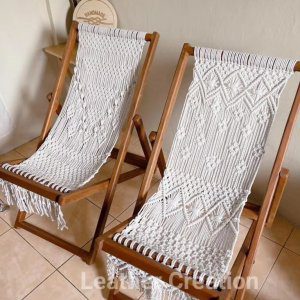 Outdoor/indoor Chair, Handmade Macrame Folding Chair, Comfey Chair,Relaxing Chair