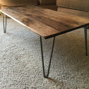 Walnut Coffee Table, Center Table, Antique Solid Wood Table