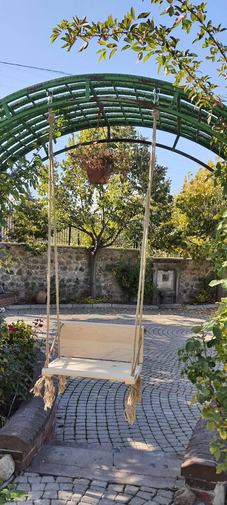 Foldable Solid Wooden Swing - Image 2