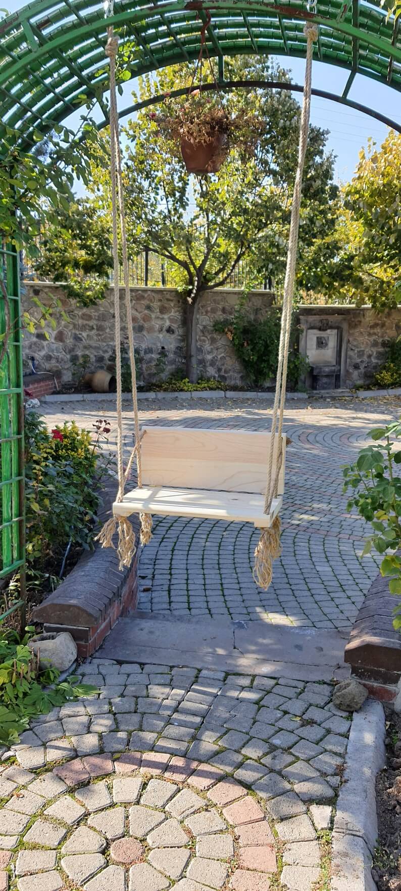 Foldable Solid Wooden Swing - Image 4