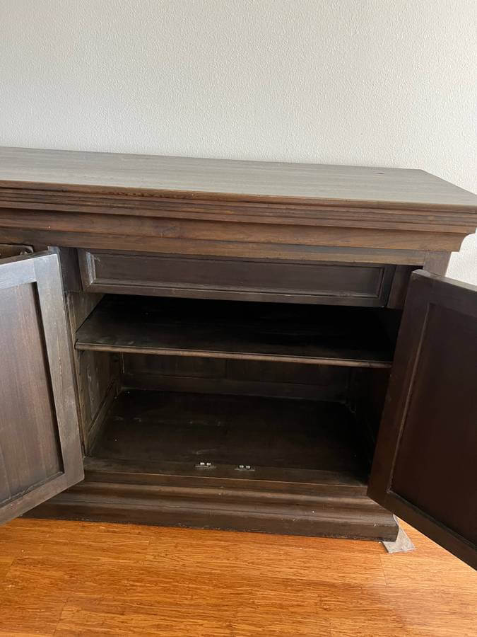 Antique cabinet with Restoration Hardware - Image 3