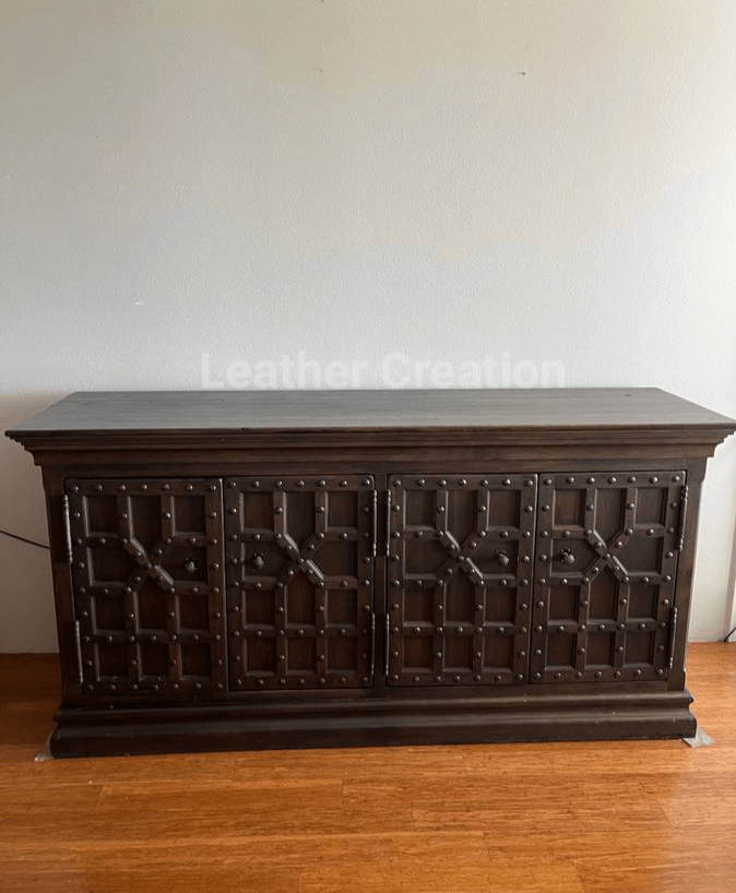 Antique cabinet with Restoration Hardware - Image 2