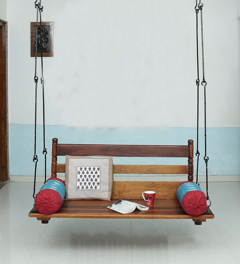 Swing for Porch solid wood swing Wooden jhula - Image 2