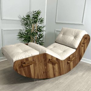 Modern Rocking Bed - Rocking Wood Bed