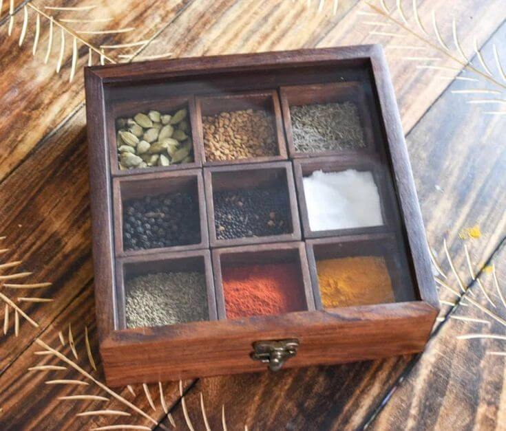 Masala Dabba Spice Storage Box