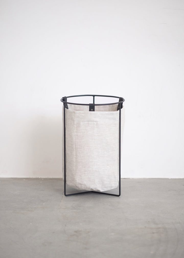 2-Piece Minimalist Laundry Basket Set with Removable Fabric Bags – Small & Large Sizes - Image 3