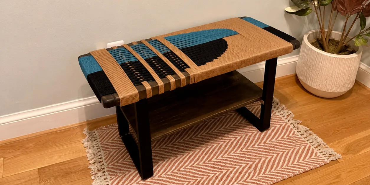 woven bench angle 2 woven bench angle 2